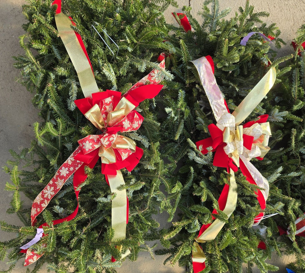 Large Grave Blanket - Bow ONLY