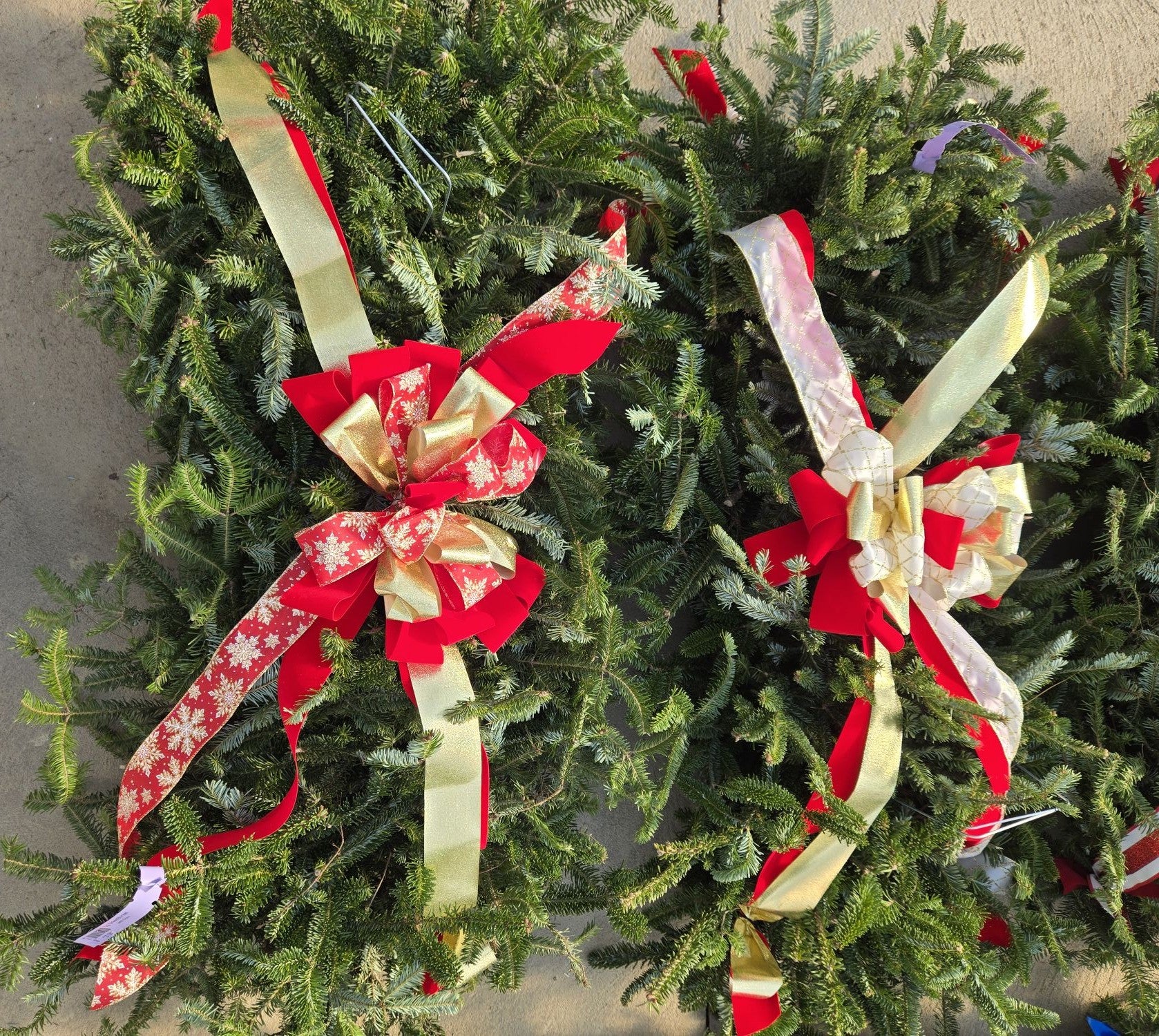 Large Grave Blanket - Bow ONLY