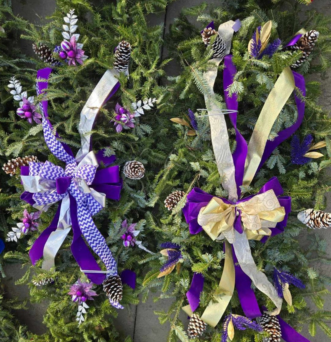 Large Grave Blanket - Fully Decorated